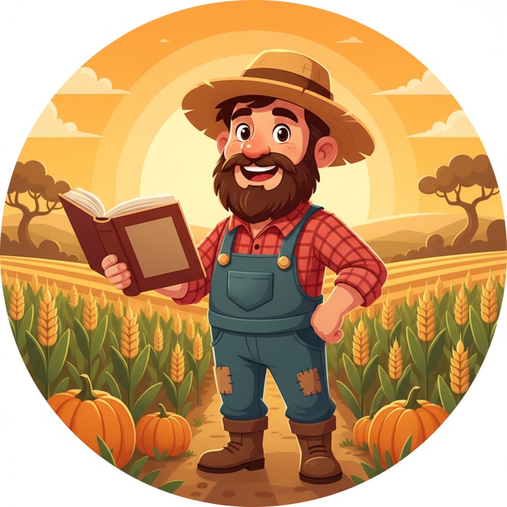 Kisan Krishi Book Logo